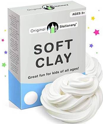 Original Stationery Soft Clay For Slime Supplies-Modeling Clay Art Supplies For Kids-Add To Glue And Shaving Foam To Make Fluffy Butter