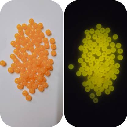 JASH GLOWING BEADS Orange Colour 50gm