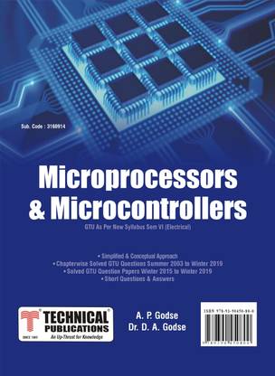 Microprocessors and Microcontrollers for GTU 18 Course