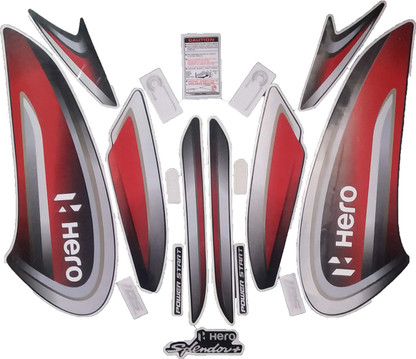 Splendor bike sticker kit clearance