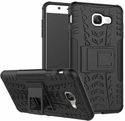 Empire Accessories Back Cover for Samsung J7 Max premium dazzle tyre case with kick stand