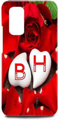 Ignite Back Cover for OPPO A52/CPH2061,B Loves H Name,B Name, H Letter, Alphabet,B Love H NAME