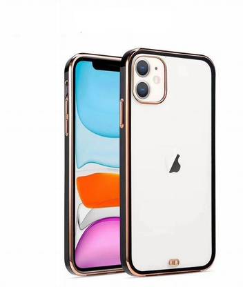 Neomi Back Cover for Newest Design Square Electroplated Phone Case for iPhone 11 Black