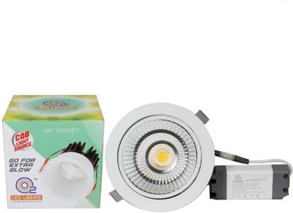 O2 24W Conceal LED Cob Light/spotlight, Warm White, 3000K , Round Recessed Ceiling Lamp