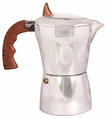 3d Creations Aluminium 3 Cup Percolator (Silver) 3 Cups Coffee Maker