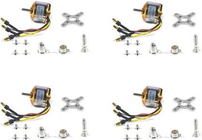 Electrobot A2212/13T 1000KV Brushless Motor BLDC Hex Rotor Multi Copter and RC Aircraft (4 Pieces) Motor Control Electronic Hobby Kit