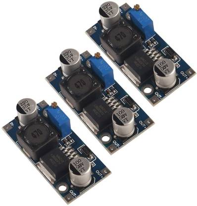 Super Debug (3 Pcs) XL6009 DC-DC Adjustable Step-up Boost Power Converter Module Electronic Components Electronic Hobby Kit
