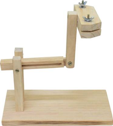 Embroiderymaterial Wooden Embroidery Lap Adjustable Hoop & Frame Holder Stand-1 Set (3 Pieces) Embroidery Frame