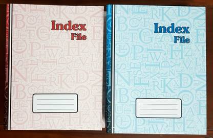 INDAZEAL Cardboard Cardboard Index Box File for Offices and Students