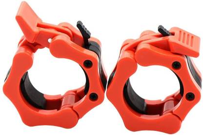 Leosportz Olympic Barbell Clamps Quick Release Pair of Locking 2 Multi-training Bar