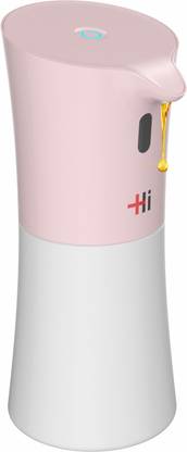 HI-GENIE Automatic Slinky Rechargeable Battery Portable Touchless Wall-Mounted Infrared Sensor Dispenser for Sanitizer with IR Induction and noiseless Technology 500 ml Gel Dispenser