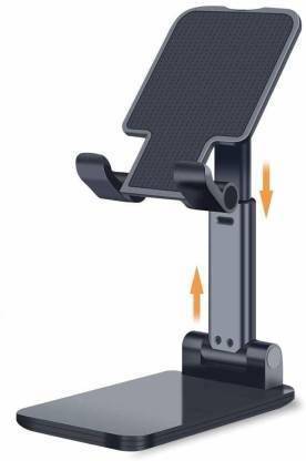 menaso Mobile Stand Holder Foldable Angle & Height Adjustable Desk Cell Phone Holder Anti-Slip Compatible with Smartphones iPad Mini Game Kindle Tablet For Desk, Bed, Table, Office, Video Recording, Home & Online Classes Use Mobile Holder