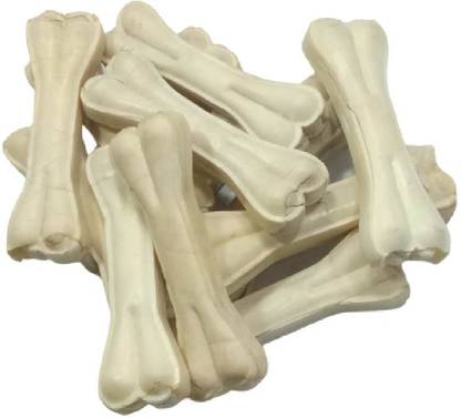 Sid Section 5 Inch 12 Pcs White Digestible Rawhide Pressed Bone Dog Chew For Dogs Dog Chew