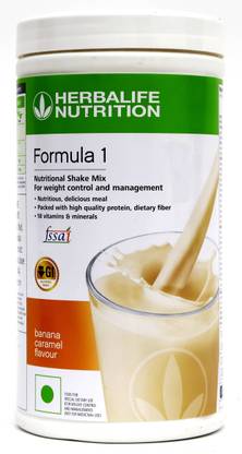 HERBALIFE Formula 1 Nutritional Shake Mix Banana Caramel 500 g Plant-Based Protein