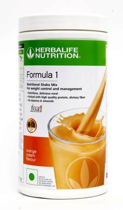 HERBALIFE Formula 1 Nutritional Shake Mix Orange Cream 500 g Plant-Based Protein