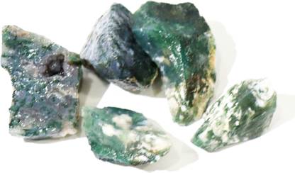 MARKA Moss Agate Rough Regular Asymmetrical Jasper Stone