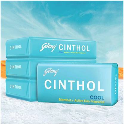 CINTHOL Cool Soap (3U × 125g + 1U × 75g = 450g)