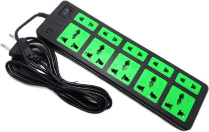 Sanhan ELECTRIC BOARD EXTENSION CORD POWER STRIP MULTI PLUG 10 socket 2.5m 10  Socket Extension Boards