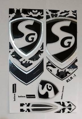 SG YASH SAVAGE EDITION BAT STICKER BLACK & WHITE Bat Sticker