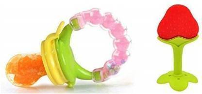 Happy Baby Food Nibbler or Feeder Teether and Feeder (Multicolor) Teether and Feeder