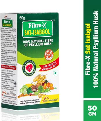 Dr. Morepen Fibre X Sat Isabgol Powder 50 gm Isabgol Psyllium Husk