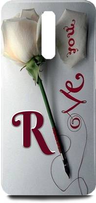 Ignite Back Cover for OPPO F11/CPH1911,R Loves R Name,R Name, R Letter, Alphabet,R Love R NAME