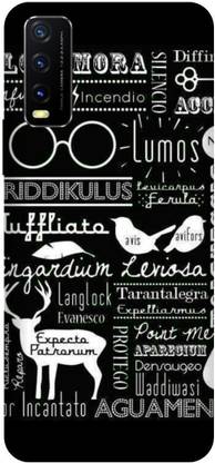 PRINTVEESTA Back Cover for Vivo Y12s/V2033/V2069 design, text, black, white Printed Back Cover