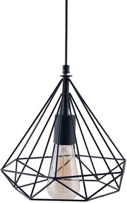 Groeien Edison Filament Dimaond Cage Base E27 Hanging LED Bulb (ST64 Filament Bulb included) Pendants Ceiling Lamp