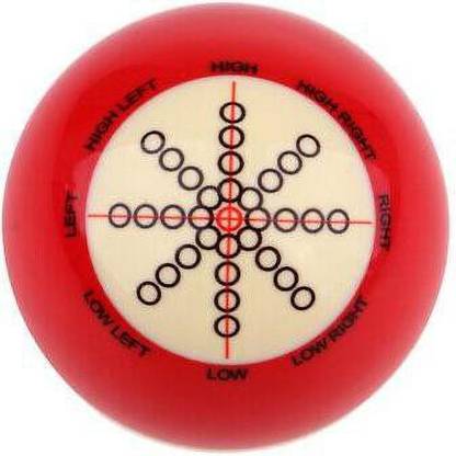 Laxmi Ganesh Billiard LGB153 Billiard Training Cue Ball, Portable Billiard Cue Ball Practice Training Assist Accessory for Pool Eight Ball Snooker, Pool, Billiards Cue Stick