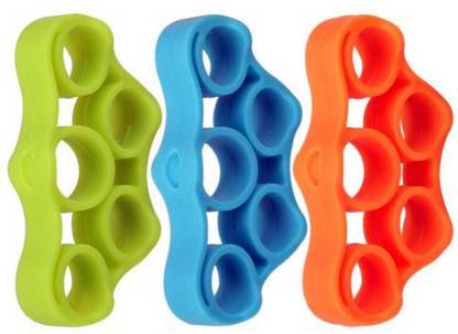 GymWar 3 Levels Finger Stretcher Hand Grip Strengthener,Forearm Finger Exerciser-Set of 3 Hand Grip/Fitness Grip