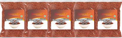 Annprash Premium Quality Finger millet whole/ Ragi Sabut - 2.5kg (500gmx5) Ragi