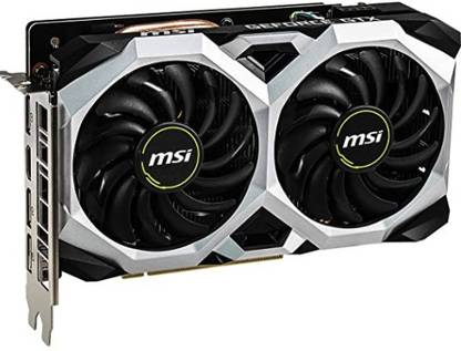 MSI GEFORCE GEFORCE GTX 1660 VENTUS XS 6G OC GDDR5 6 GB NVIDIA Chipset 6 bit 8000 MHz Graphics Card
