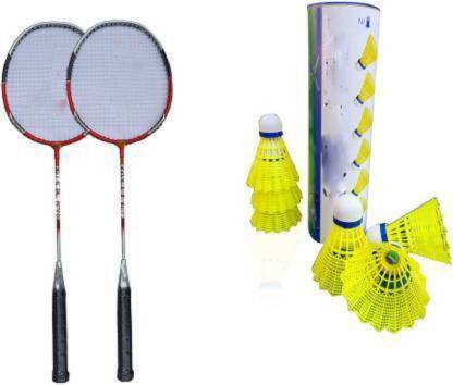 sports trading badminton racket with 6 shutlecoke Badminton Kit
