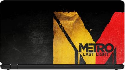 STORESOME metro last light 3D wallpaper Premium vinyl Laptop Decal 15.6