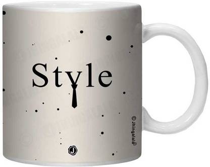 Jhingalala Style Printed (JD1023) Ceramic Coffee Mug