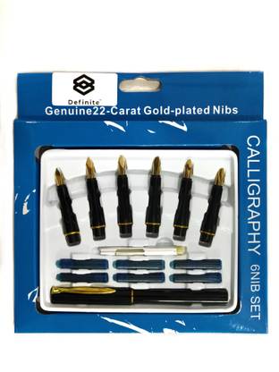SKYGOLD Calligraphy Pen with 6 nibs and 6 Ink fpr writing Calligraphy