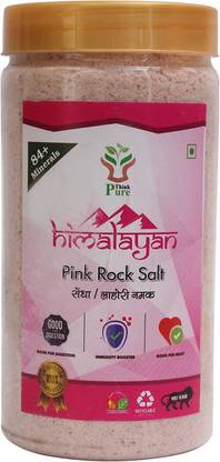 Think Pure Premium Pakistani Himalayan Pink Salt | 1 kg – Jar | Pack of 2 | Extra Fine Grain Rock Salt | 80+ Minerals for Detox | 100% Natural | Natural Substitute of White Salt | Total 2 Kg | Rock Salt