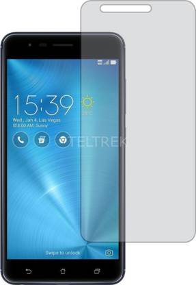 TELTREK Tempered Glass Guard for Asus ZenFone 3 Zoom ZE553KL (Flexible, ShatterProof)
