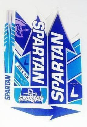 SPARTAN DC SPARTAN MSD7 LIMITED BAT STICKER Bat Sticker Bat Sticker