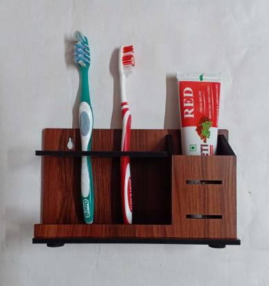 Wooden Toothbrush Holder, Wooden Toothbrush Holder Wall Mounted