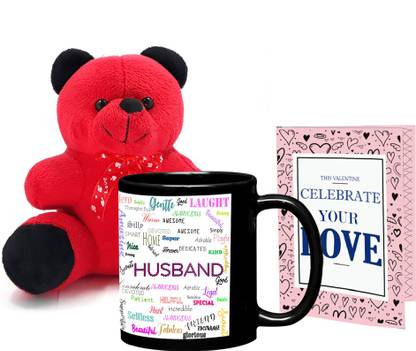 LOF Mug, Soft Toy, Greeting Card Gift Set