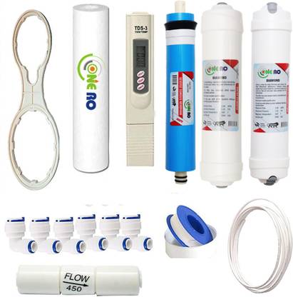 ONE RO Universal Ro Service Kit and TDS Meter Combo for All Type Of Ro Water Purifiers Solid Filter Cartridge