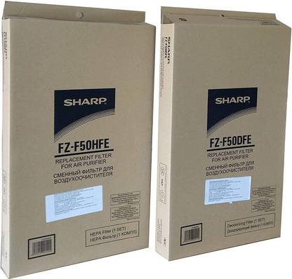 Sharp Original Replacement Filters (HEPA Filter + Deodorising Filter) For FP-G50E-W, FP-GM50E-B, FP-F40E-W/T & FP-J40M-W Air Purifier Filter
