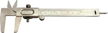 HAWK 5" 125mm SS Iron Nickel Vernier Caliper Gauge Mechanical SS Ruler Measurement Tool HT0986 Vernier Caliper