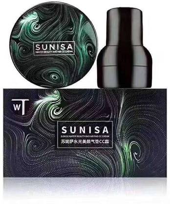 sunisa WATERPROOF and SWEAT RESISTANT Mushroom Head Make up Air Cushion Moisturizing Foundation