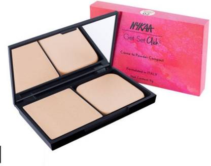 NYKAA Get Set Click SPF 30 3-in-1 Compact, Concealer and Foundation - Almond Drizzle 02 Compact