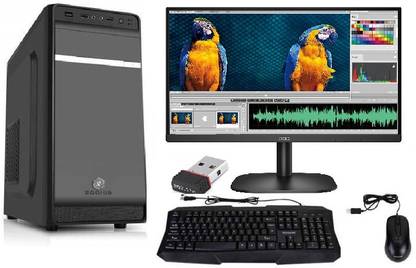 ZOONIS Z SERIES Core 2 Duo (4 GB DDR3/320 GB/120 GB SSD/Windows 7 Professional/512 MB/18.5 Inch Screen/4GB DDR3 RAM/320GB HDD/WIFI/DVD ROM/18.5 LED) with MS Office
