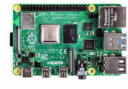 Ihc Raspberry Pi 4, 4GB RAM, Your Tiny, Dual-Display, Desktop Computer BY INDIAN HOBBY CENTER Electronic Components Electronic Hobby Kit