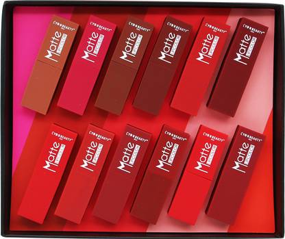 L'YON BEAUTY Retro Matte Lipstick Pack of 12