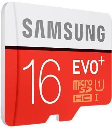 SAMSUNG 61965916143 Evo plus 16 GB MicroSD Card Class 10 98 MB/s  Memory Card Compatible with Mobile